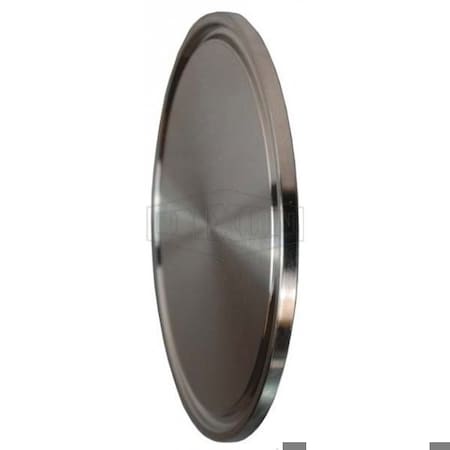 Dixon Solid End Cap, 12 in, Clamp, 316L SS, Domestic 16AMP-R1200